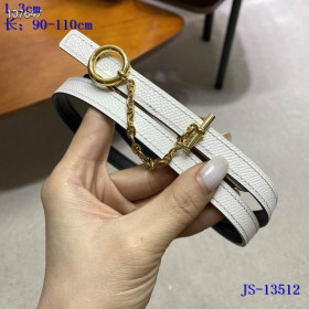 Hermes Carrousel Belt Buckle & Reversible Leather Strap 13 mm With Gold Buckle in White/Black