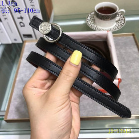 Hermes Belt Buckle & Reversible Leather Strap 13 mm With Silver Buckle in Black/Burgundy