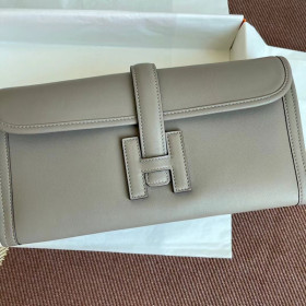 Hermes Birkin Hac a Dos PM Backpack Togo Etain (8F) Palladium Hardware Grey