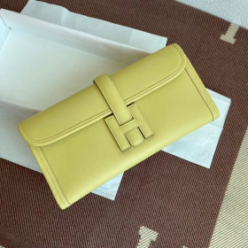Hermes Hermes Halzan 25 Clemence Sauge (Q1) Gold Hardware Yellow