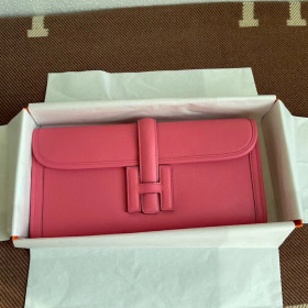 Hermes Jige Elan 29 Clutch Swift Bleu electrique (7T)