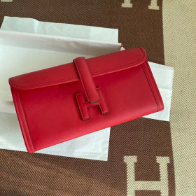 Hermes Jige Elan 29 Clutch Swift Bleu Obscur (K7)
