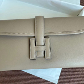 Hermes In-The-Loop 18 Faubourg Gold (37) Gold Hardware Elephant Grey