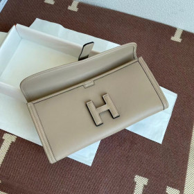 Hermes In-The-Loop 18 Faubourg Gold (37) Gold Hardware Elephant Grey