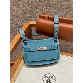 Hermes Jige Elan 29 Clutch Swift Blue Atoll (3P)