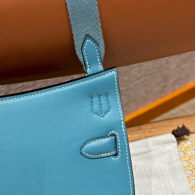 Hermes Jige Elan 29 Clutch Swift Blue Atoll (3P)