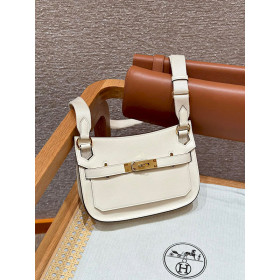 Hermes Jige Elan 29 Clutch Swift Jaune Poussin (1Z) White