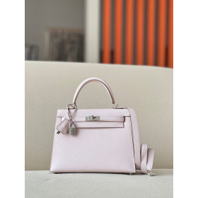 Hermes Kelly 25 Epsom Chai (0M) Gold Hardware Light Pink