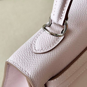Hermes Kelly 25 Epsom Chai (0M) Gold Hardware Light Pink