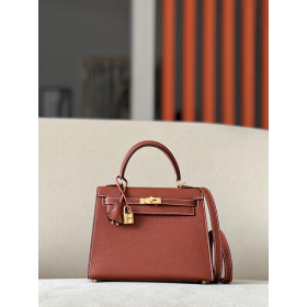 Hermes Kelly HSS 32 Togo Havanne (41) ,Bourgogne(F5) and Gold(37) Gold Hardware Hermes Red