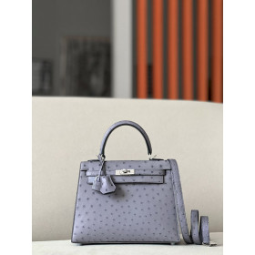 Hermes Kelly 28 Epsom Craie (10) Gold Hardware Agate Grey