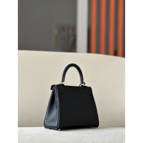 Hermes Kelly 25 Togo Rose Sakura (3Q) Palladium Hardware Black