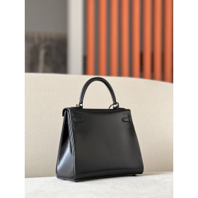 Hermes Kelly 32 Togo Chai (0M) Palladium Hardware Black