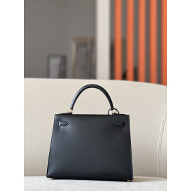 Hermes Kelly 32 Togo Cafe(4A) Palladium Hardware Black