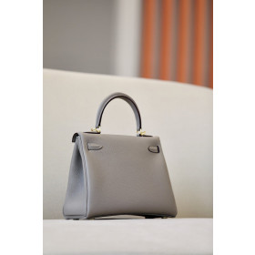 Hermes Kelly 35 Togo Nior (89) Gold Hardware Grey