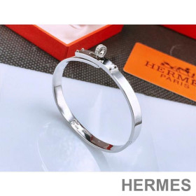 Hermes Kelly Bracelet Silver