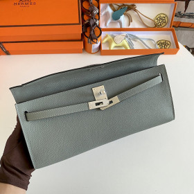 Hermes Birkin HSS 25 Craie 10 And Biscuit 4B Epsom Palladium Hardware Light Blue