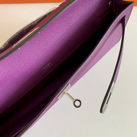 Hermes Birkin HSS 25 Trench S2 And Gold 37 Epsom Gold Hardware Dark Purple