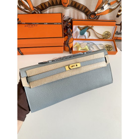 Hermes Birkin 30 Togo Rouge Selliere 0G Gold Hardware Light Blue
