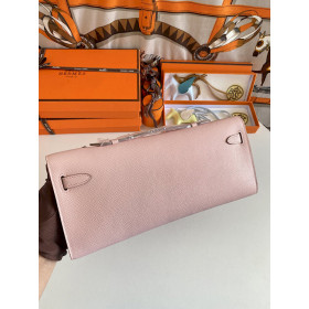 Hermes Kelly Cut 31 Epsom Etain (8F) Gold Hardware Pink