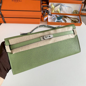 Hermes Kelly Cut 31 Epsom Gold (37) Gold Hardware Green