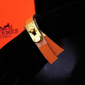 Hermes Kelly Double Tour Bracelet Epsom Calfskin Orange