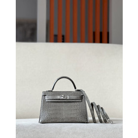 Hermes In-The-Loop 18 Swift Craie (10) Palladium Hardware Grey