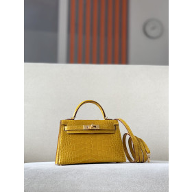 Hermes In-The-Loop 18 Swift Gold (37) Gold Hardware Amber Yellow