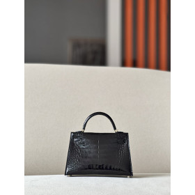 Hermes In-The-Loop 18 Swift Gris Meyer (0L) Palladium Hardware Black