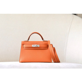 Hermes Birkin 30 Ostrich Orange (93) Gold Hardware