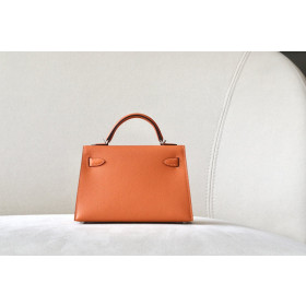 Hermes Birkin 30 Ostrich Orange (93) Gold Hardware