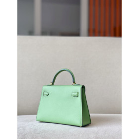 Hermes Kelly Mini Epsom Gold (37) Gold Hardware Green