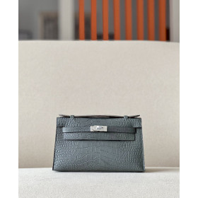 Hermes Hermes In-The-Loop 18 Swift Chai (0M) Palladium Hardware Dark Grey