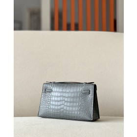 Hermes Hermes In-The-Loop 18 Swift Chai (0M) Palladium Hardware Dark Grey
