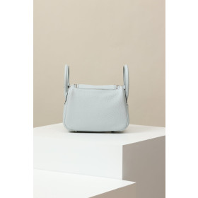 Hermes Lindy 26 Clemence Sesame (2S) Palladium Hardware Light Blue