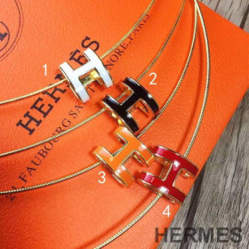 Hermes Pop H Pendant Chokers Multicolor