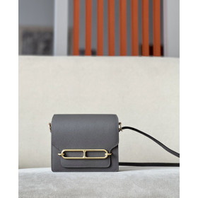 Hermes Lindy 26 Clemence Lime (9R) Palladium Hardware Dark Brown