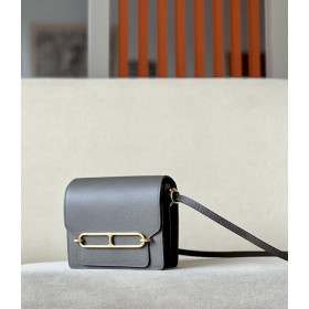 Hermes Lindy 26 Clemence Lime (9R) Palladium Hardware Dark Brown