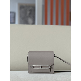 Hermes Lindy 26 Clemence Rose Lipstick (U5) Gold Hardware Dark Beige