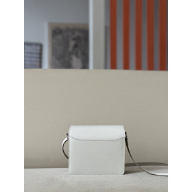 Hermes Lindy Mini HSS Swift Nata(I2) And Sesame(2S)Gold Hardware White