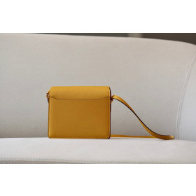 Hermes Roulis Mini Evercolor Vert Criquet (3I) Gold Hardware Yellow