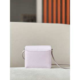 Hermes Roulis Mini Evercolor (S4) Gold Hardware Light Pink