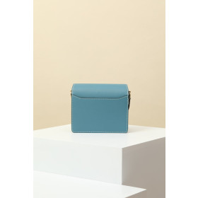 Hermes Roulis Mini Evercolor Etain (8F) Palladium Hardware Blue