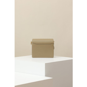 Hermes Roulis Mini Evercolor Nior (89) Gold Hardware Dark Beige