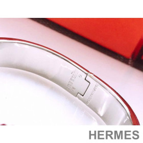 Hermes Small Clic Enamel H Bracelets Multicolor