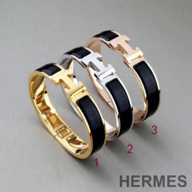 Hermes Small Clic H Bracelet Black