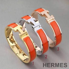 Hermes Small Clic H Bracelet Orange