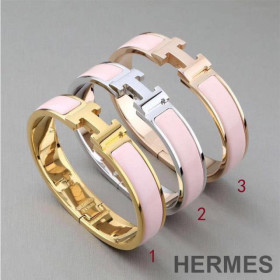 Hermes Small Clic H Bracelet Pink