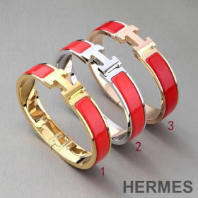 Hermes Small Clic H Bracelet Red