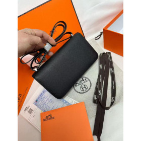 Hermes Constance Elan Black Epsom Palladium Hardware